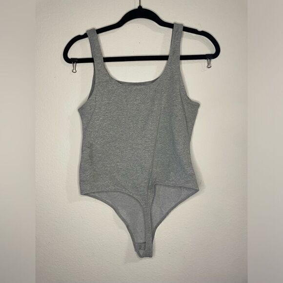 Grey Nike Snap Onesie - Picture 4 of 6